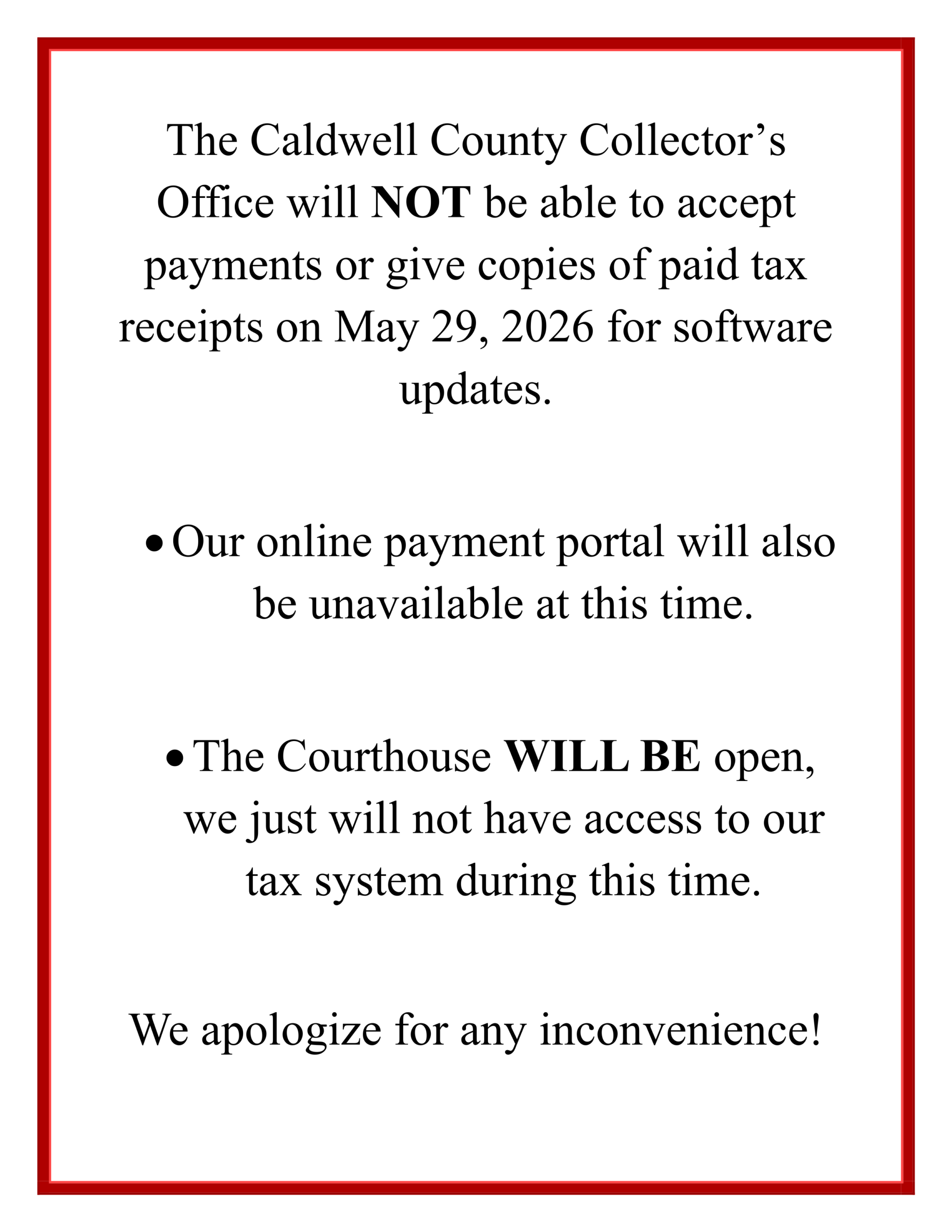 Caldwell County Taxes